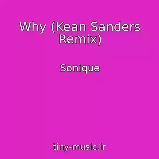 کاور آهنگ Why (Kean Sanders Remix) از Sonique