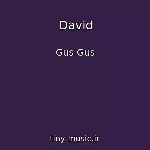 کاور آهنگ David از Gus Gus