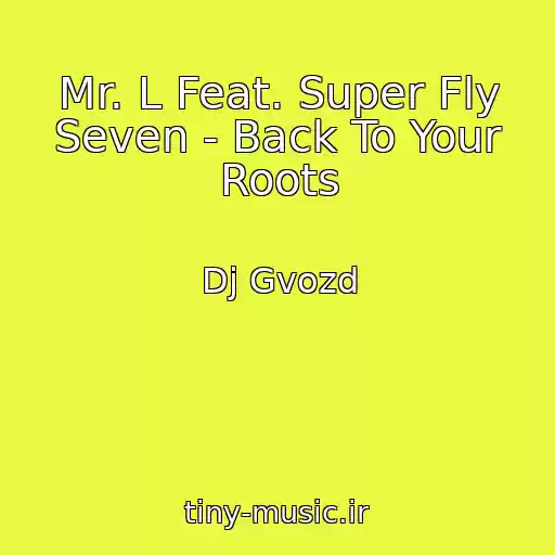 کاور آهنگ Mr. L Feat. Super Fly Seven - Back To Your Roots از Dj Gvozd