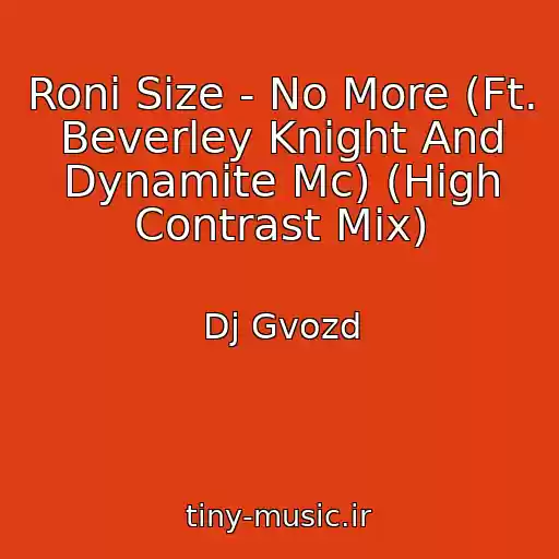 کاور آهنگ Roni Size - No More (Ft. Beverley Knight And Dynamite Mc) (High Contrast Mix) از Dj Gvozd