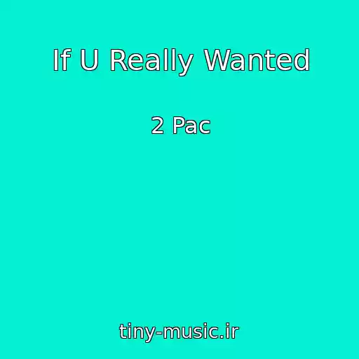 کاور آهنگ If U Really Wanted از 2 Pac