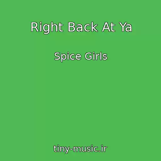 کاور آهنگ Right Back At Ya از Spice Girls