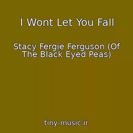 کاور آهنگ I Wont Let You Fall از Stacy Fergie Ferguson (Of The Black Eyed Peas)