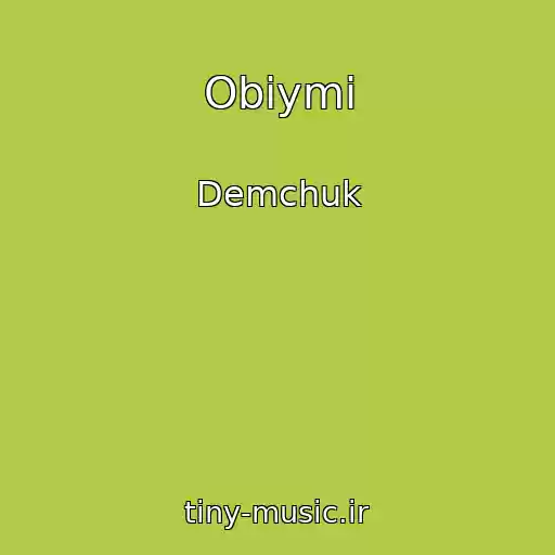 کاور آهنگ Obіymi از Demchuk