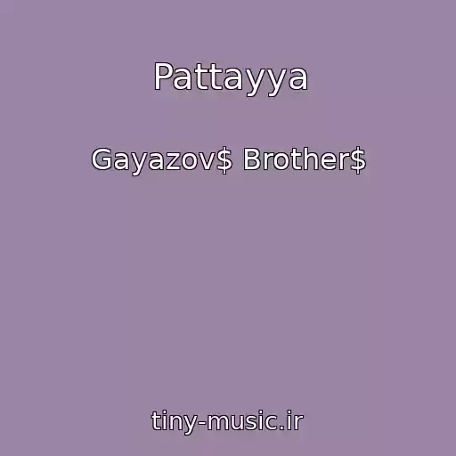 کاور آهنگ Pattayya از Gayazov$ Brother$
