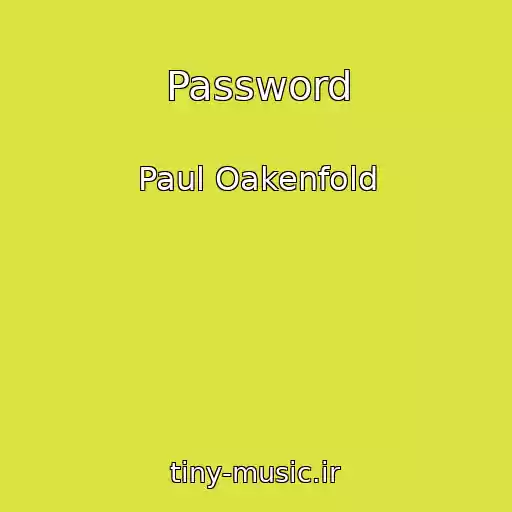 کاور آهنگ Password از Paul Oakenfold