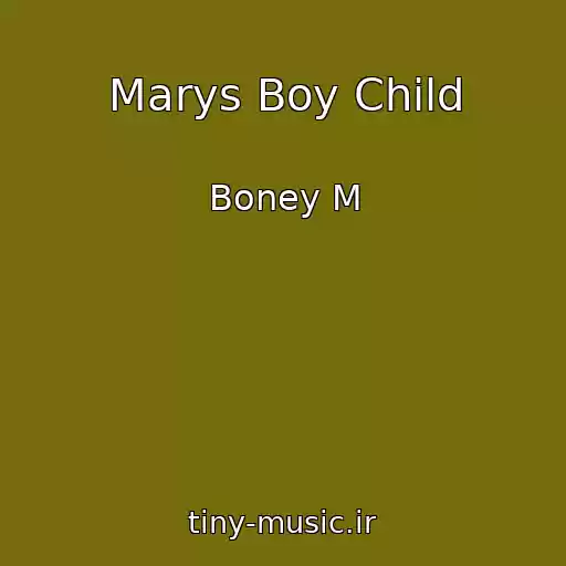 کاور آهنگ Marys Boy Child از Boney M