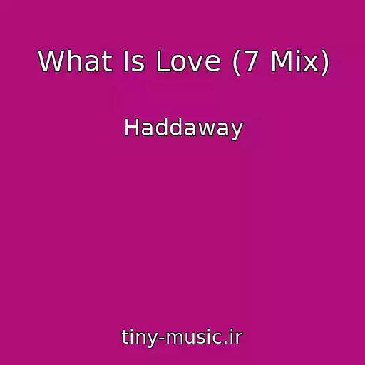 کاور آهنگ What Is Love (7 Mix) از Haddaway