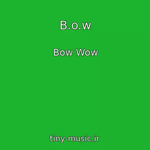 کاور آهنگ B.o.w از Bow Wow