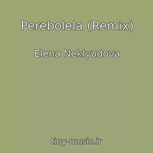 کاور آهنگ Perebolela (Remix) از Elena Neklyudova