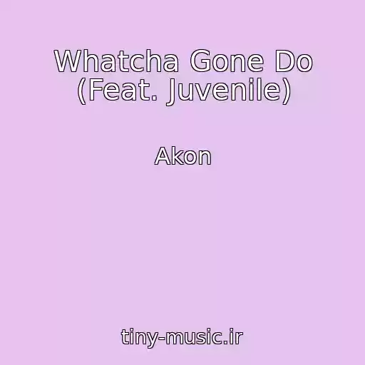 کاور آهنگ Whatcha Gone Do (Feat. Juvenile) از Akon