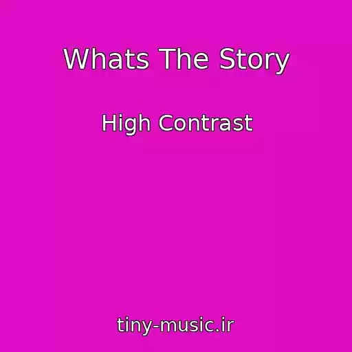کاور آهنگ Whats The Story از High Contrast
