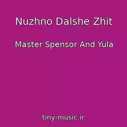 کاور آهنگ Nuzhno Dalshe Zhit از Master Spensor And Yula