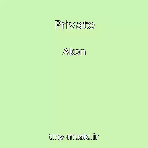 کاور آهنگ Private از Akon
