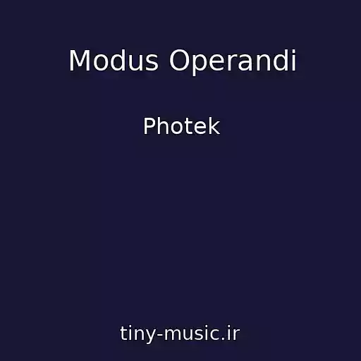 کاور آهنگ Modus Operandi از Photek