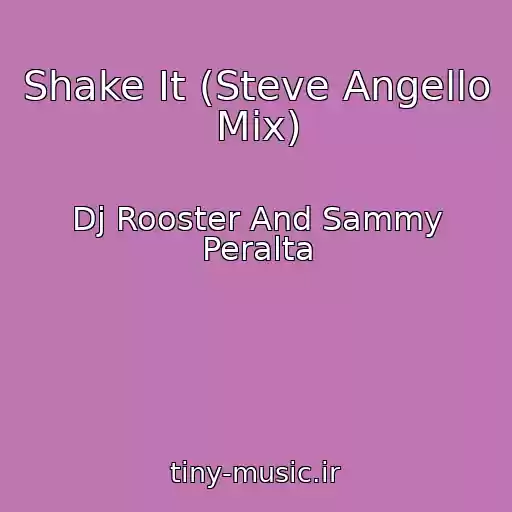 کاور آهنگ Shake It (Steve Angello Mix) از Dj Rooster And Sammy Peralta