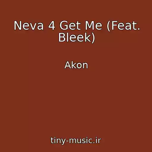 کاور آهنگ Neva 4 Get Me (Feat. Bleek) از Akon