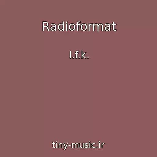 کاور آهنگ Radioformat از I.f.k.