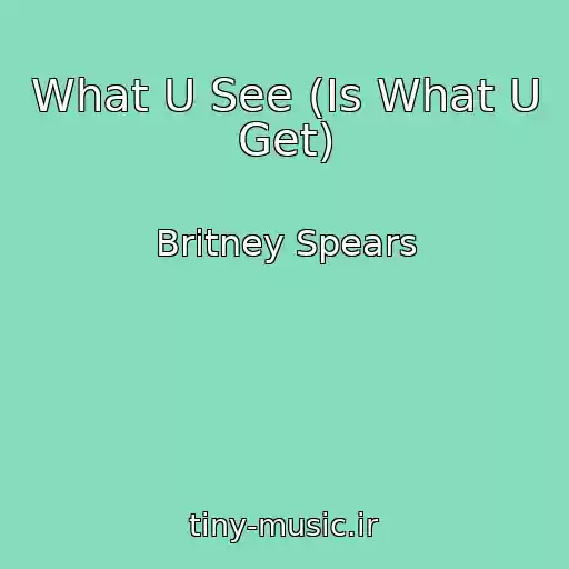کاور آهنگ What U See (Is What U Get) از Britney Spears