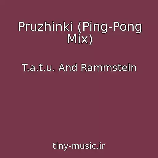 کاور آهنگ Pruzhinki (Ping-Pong Mix) از T.a.t.u. And Rammstein