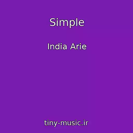 کاور آهنگ Simple از India Arie