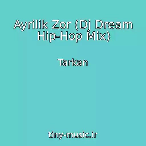 کاور آهنگ Ayrilik Zor (Dj Dream Hip-Hop Mix) از Tarkan