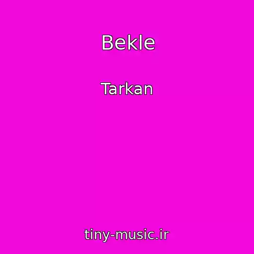 کاور آهنگ Bekle از Tarkan