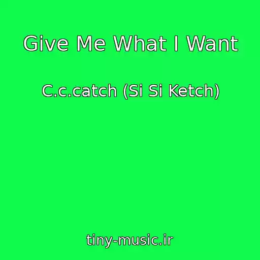 کاور آهنگ Give Me What I Want از C.c.catch (Si Si Ketch)