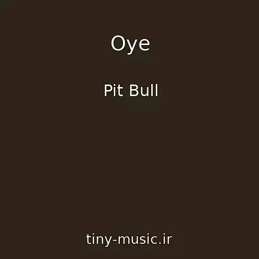 کاور آهنگ Oye از Pit Bull