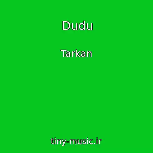 کاور آهنگ Dudu از Tarkan