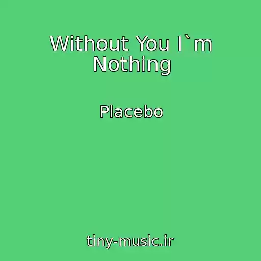 کاور آهنگ Without You I`m Nothing از Placebo