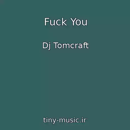 کاور آهنگ Fuck You از Dj Tomcraft