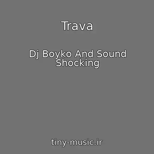 کاور آهنگ Trava از Dj Boyko And Sound Shocking
