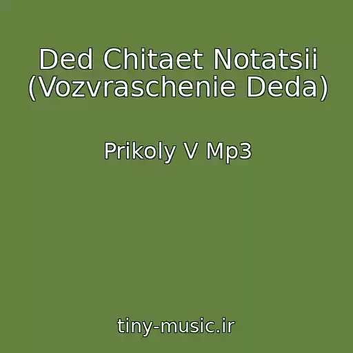 کاور آهنگ Ded Chitaet Notatsii (Vozvraschenie Deda) از Prikoly V Mp3