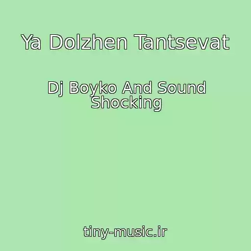 کاور آهنگ Ya Dolzhen Tantsevat از Dj Boyko And Sound Shocking