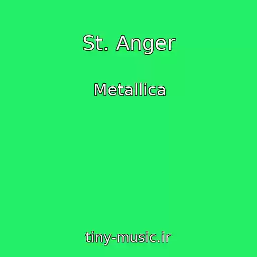 کاور آهنگ St. Anger از Metallica