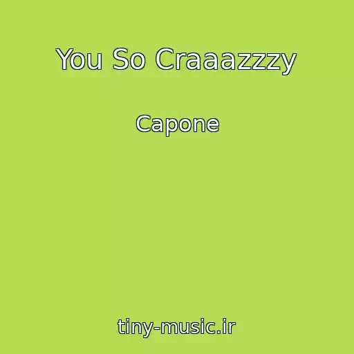 کاور آهنگ You So Craaazzzy از Capone