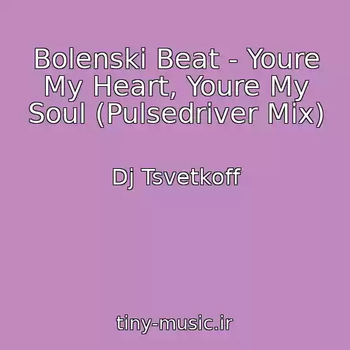 کاور آهنگ Bolenski Beat - Youre My Heart, Youre My Soul (Pulsedriver Mix) از Dj Tsvetkoff
