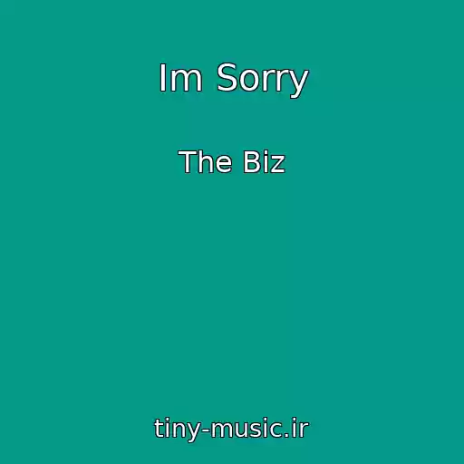 کاور آهنگ Im Sorry از The Biz