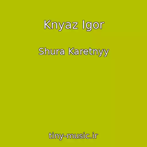 کاور آهنگ Knyaz Igor از Shura Karetnyy