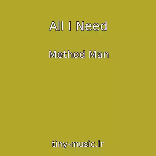 کاور آهنگ All I Need از Method Man