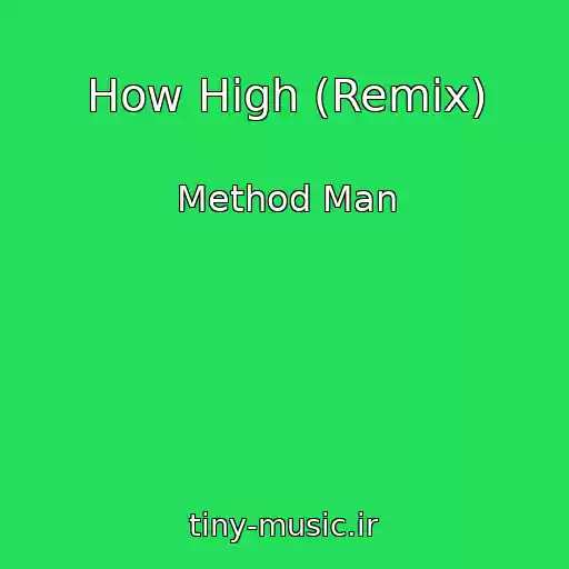 کاور آهنگ How High (Remix) از Method Man