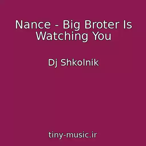کاور آهنگ Nance - Big Broter Is Watching You از Dj Shkolnik