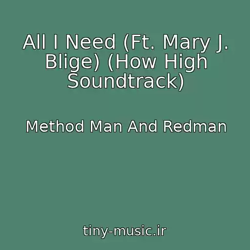 کاور آهنگ All I Need (Ft. Mary J. Blige) (How High Soundtrack) از Method Man And Redman