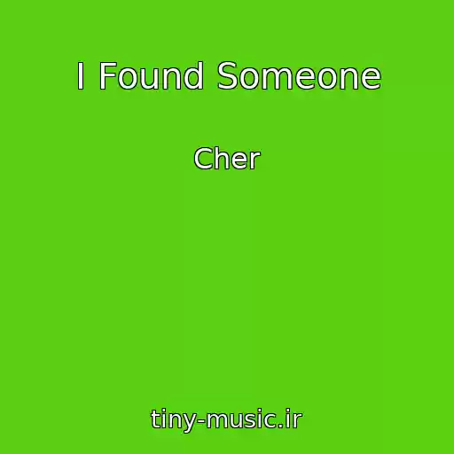 کاور آهنگ I Found Someone از Cher