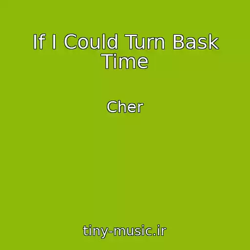کاور آهنگ If I Could Turn Bask Time از Cher