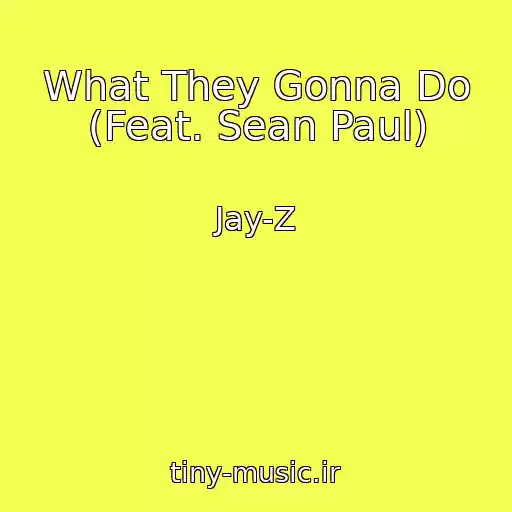 کاور آهنگ What They Gonna Do (Feat. Sean Paul) از Jay-Z