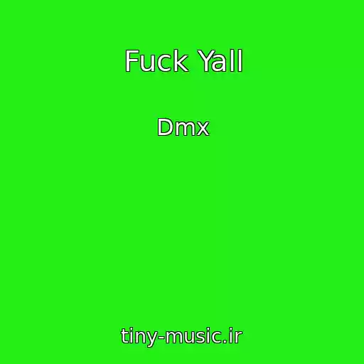کاور آهنگ Fuck Yall از Dmx