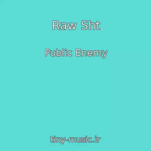 کاور آهنگ Raw Sht از Public Enemy