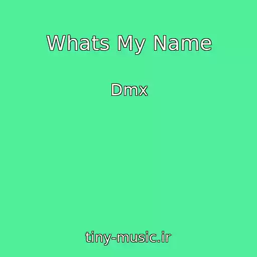 کاور آهنگ Whats My Name از Dmx